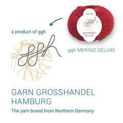 ggh Merino Deluxe - 300g Set (6x50g) - 030 - Kaminrot - ggh Wolle