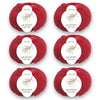ggh Merino Deluxe - 300g Set (6x50g) - 030 - Kaminrot - ggh Wolle