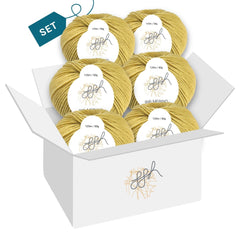 ggh Merino Deluxe - 300g Set (6x50g) - 031 - Weizen - ggh Wolle