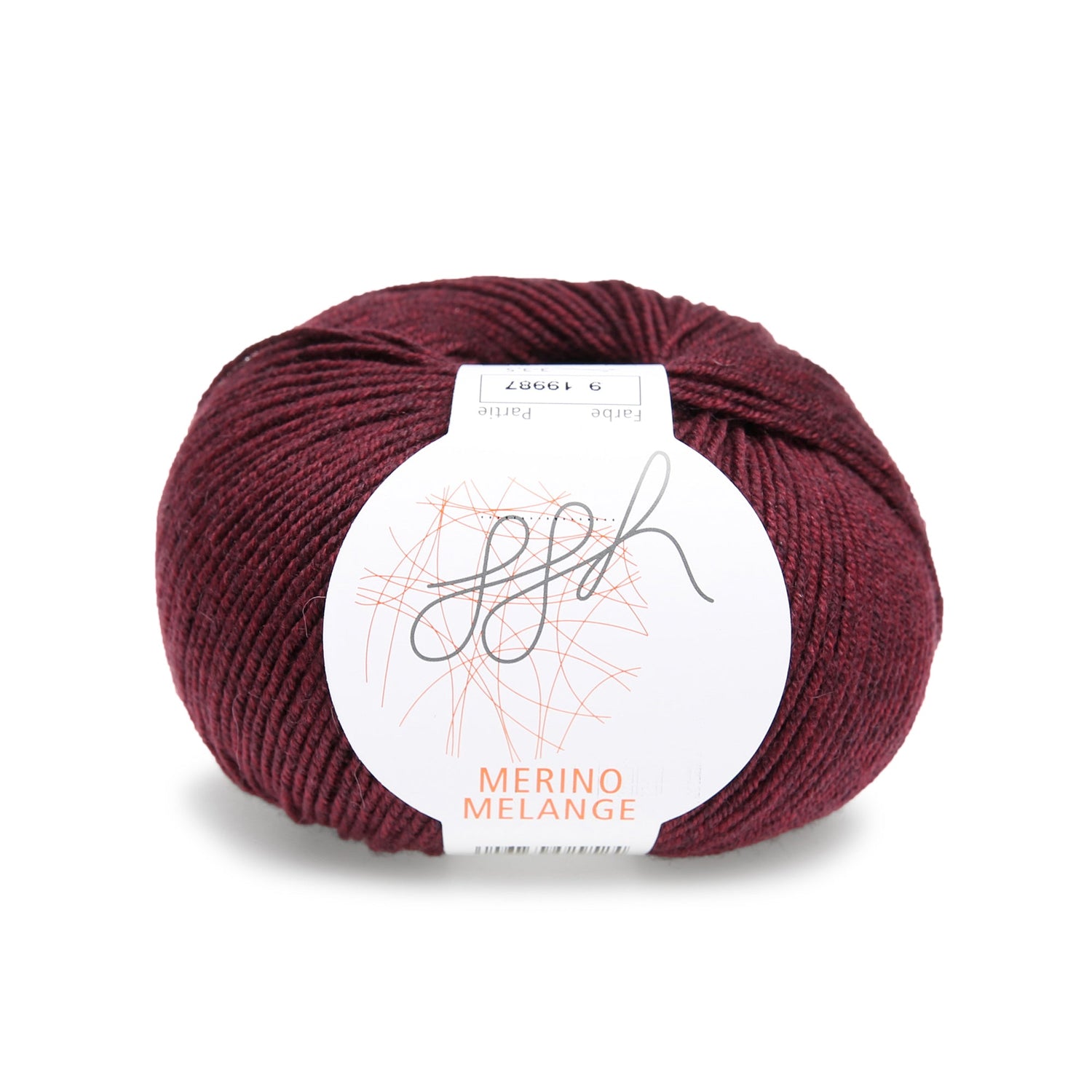 ggh Merino Melange | 009 - Bordeaux meliert - ggh Wolle
