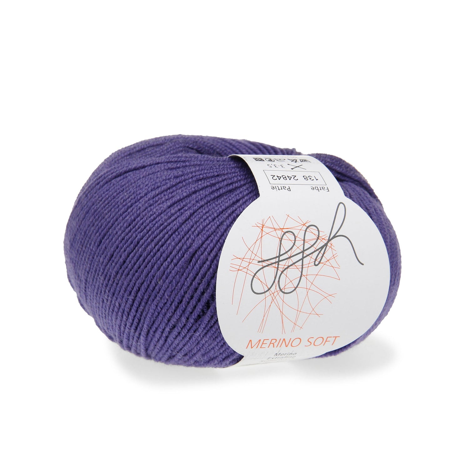 ggh Merino Soft | Merinowolle | 170m/50g | 138 - Lila - ggh Wolle