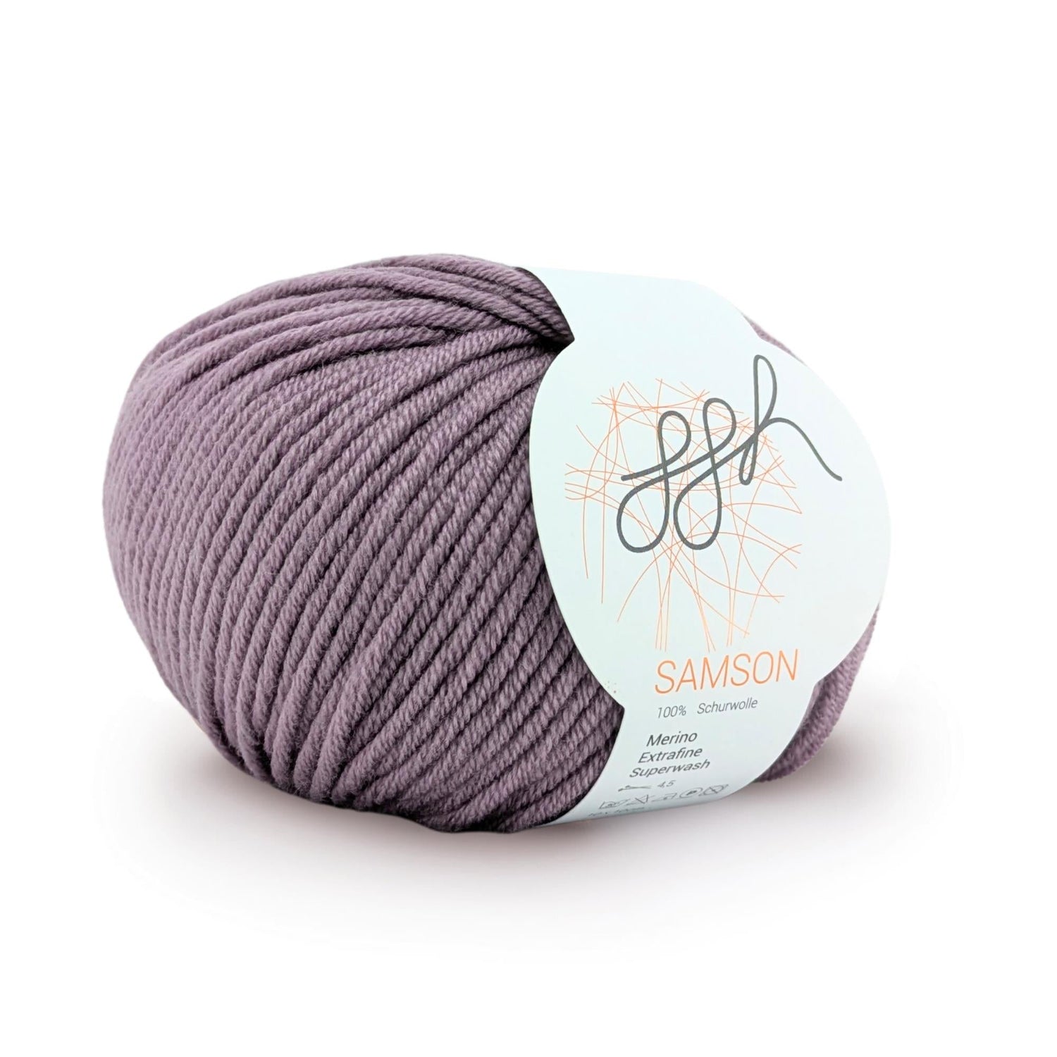 ggh Samson | 102 - Staubiges Lila - ggh Wolle