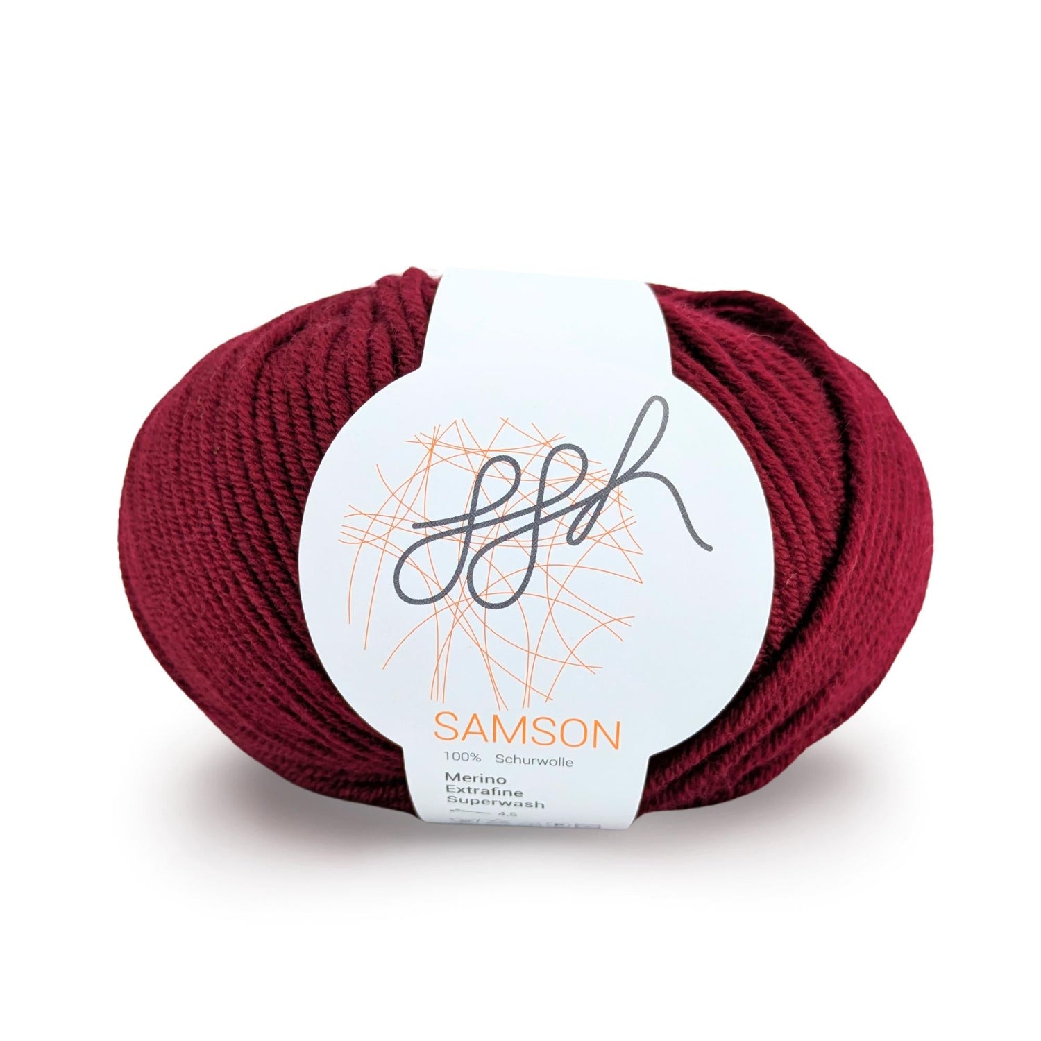 ggh Samson | 104 - Granatrot - ggh Wolle