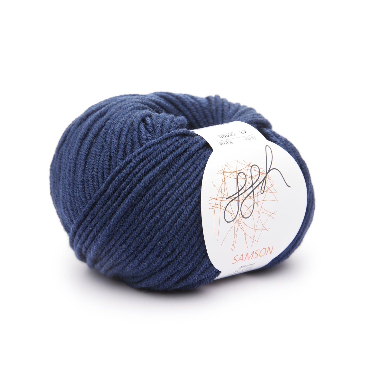 ggh Samson | Merinowolle | 85m/50g | 043 - Entenblau - ggh Wolle