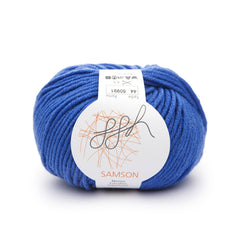 ggh Samson | Merinowolle | 85m/50g | 044 - Saphirblau - ggh Wolle