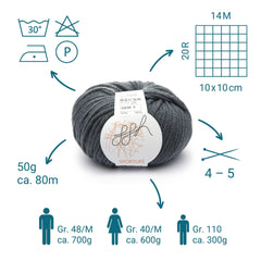 ggh Sportlife | 002 - Flanellgrau - ggh Wolle