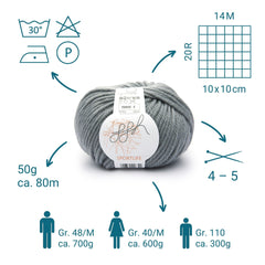 ggh Sportlife | 003 - Stahlgrau - ggh Wolle