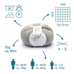 ggh Sportlife | 021 - Helles Beige - ggh Wolle