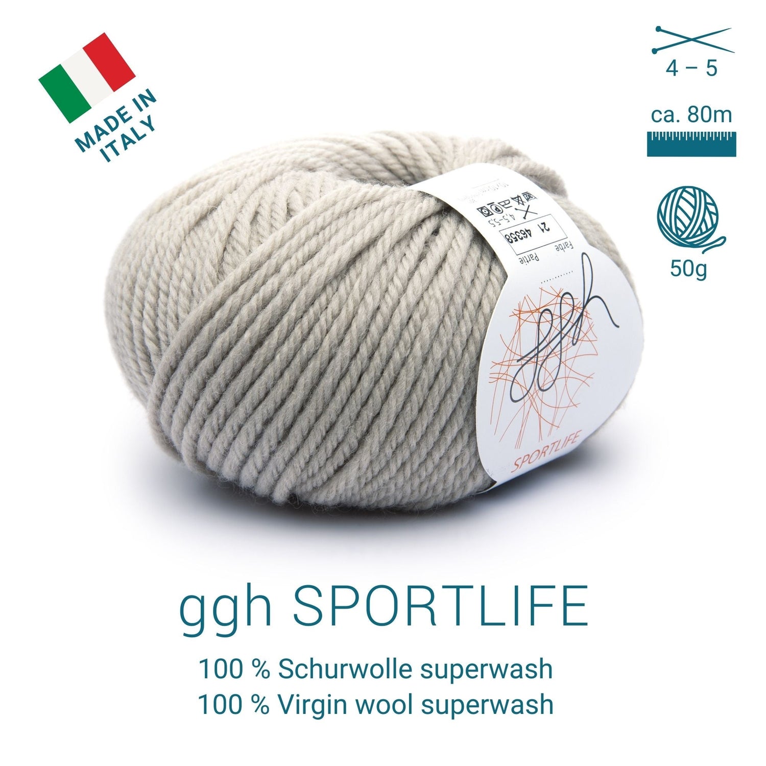 ggh Sportlife | 021 - Helles Beige - ggh Wolle