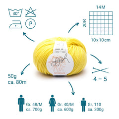 ggh Sportlife Box | Set mit 300g (6x50g) | 023 – Sonnenreflex - ggh Wolle