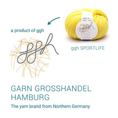 ggh Sportlife Box | Set mit 300g (6x50g) | 023 – Sonnenreflex - ggh Wolle