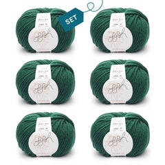 ggh Sportlife Box | Set mit 300g (6x50g) | 025 – Flaschengrün - ggh Wolle