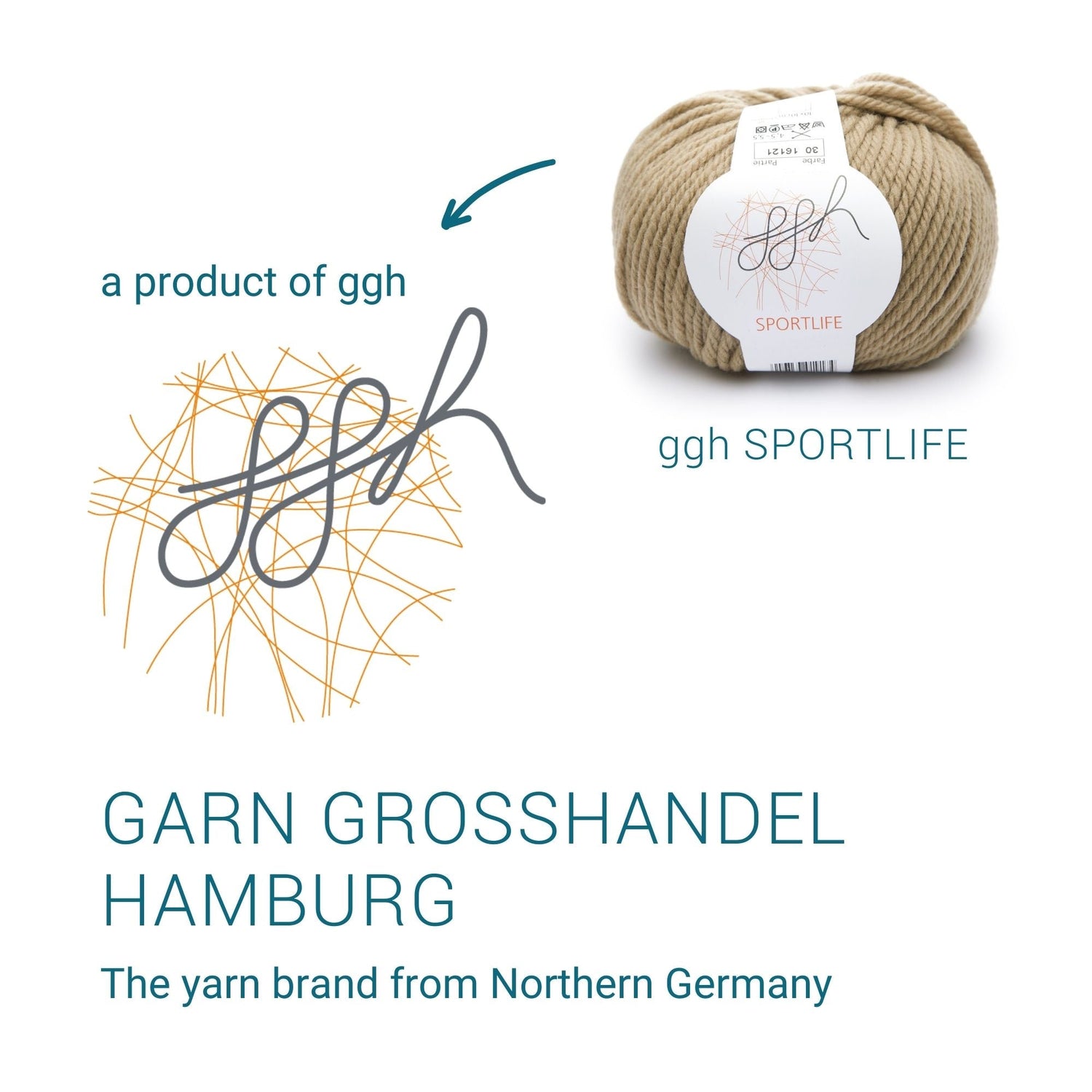 ggh Sportlife Box | Set mit 300g (6x50g) | 030 – Zimtzucker - ggh Wolle