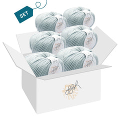 ggh Sportlife Box | Set mit 300g (6x50g) | 035 – Eisgrau - ggh Wolle