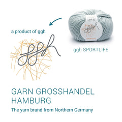 ggh Sportlife Box | Set mit 300g (6x50g) | 035 – Eisgrau - ggh Wolle