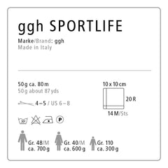 ggh Sportlife Box | Set mit 300g (6x50g) | 037 – Curry - ggh Wolle