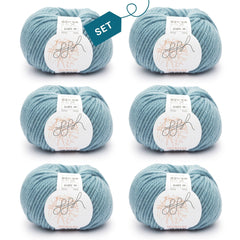 ggh Sportlife Box | Set mit 300g (6x50g) | 044 – Arktisblau - ggh Wolle