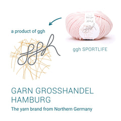 ggh Sportlife Box | Set mit 300g (6x50g) | 047 – Rosé - ggh Wolle