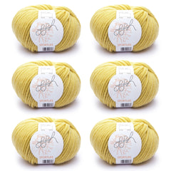 ggh Sportlife Box | Set mit 300g (6x50g) | 048 – Senfgelb - ggh Wolle