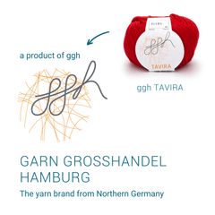 ggh Tavira | 100% Baumwolle | 80m/50g | 006 - Rot - ggh Wolle