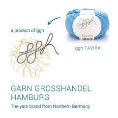 ggh Tavira | 100% Baumwolle | 80m/50g | 015 - Aqua - ggh Wolle