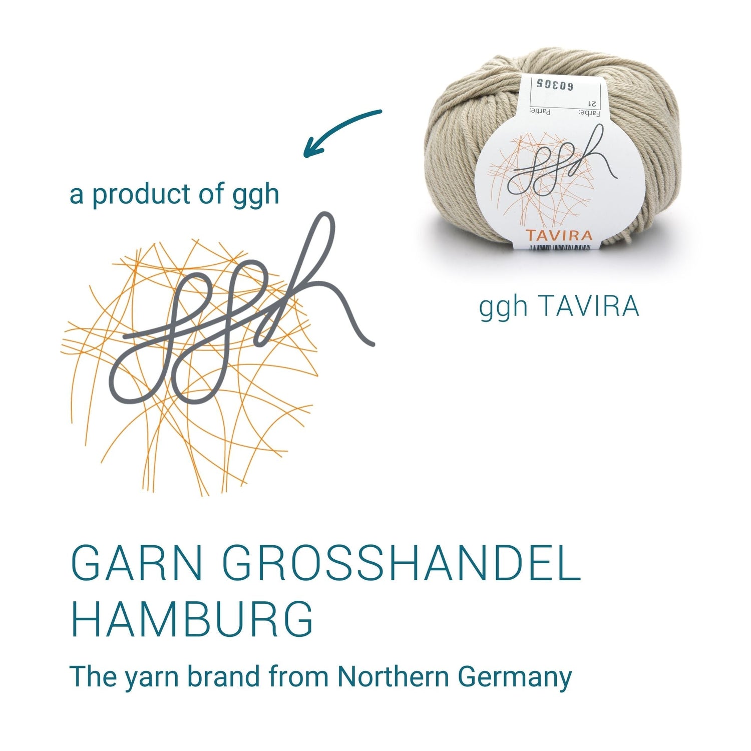 ggh Tavira | 100% Baumwolle | 80m/50g | 021 - Sand - ggh Wolle