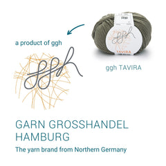 ggh Tavira | 100% Baumwolle | 80m/50g | 023 - Khaki - ggh Wolle