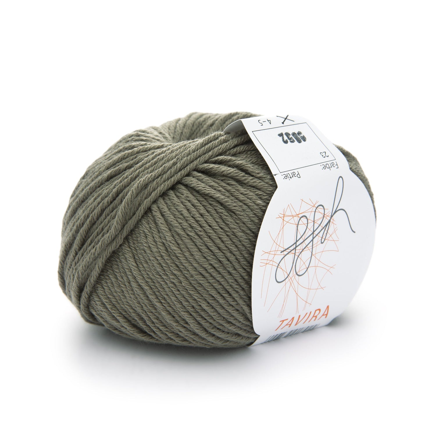 ggh Tavira | 100% Baumwolle | 80m/50g | 023 - Khaki - ggh Wolle