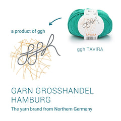 ggh Tavira | 100% Baumwolle | 80m/50g | 027 - Chromgrün - ggh Wolle