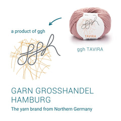 ggh Tavira | 100% Baumwolle | 80m/50g | 040 - Rosenholz - ggh Wolle
