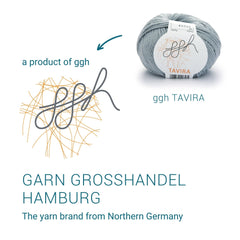 ggh Tavira | 100% Baumwolle | 80m/50g | 041 - Hellgrau - ggh Wolle