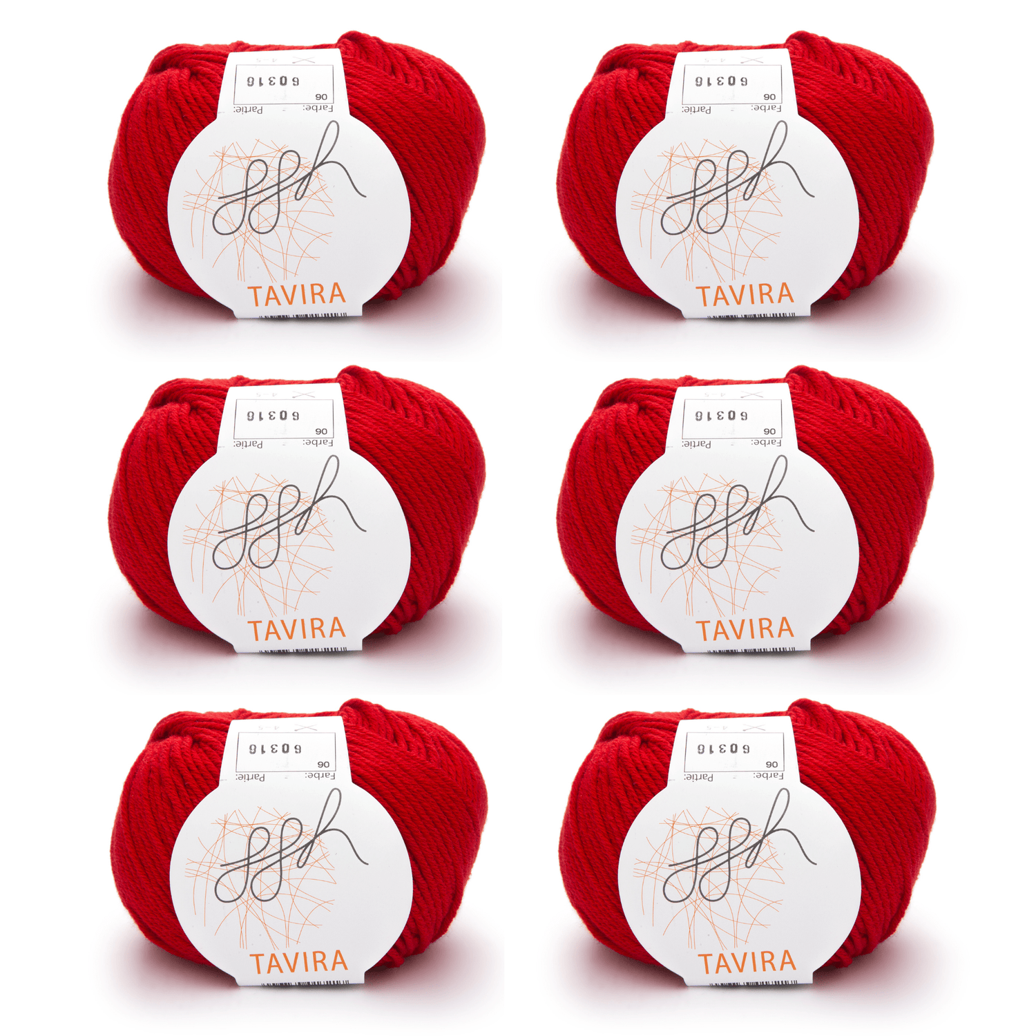 ggh Tavira Box | 300g Set (6x50g) | 006 - Rot - ggh Wolle