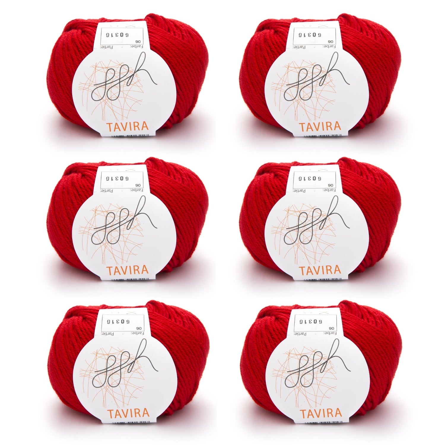 ggh Tavira Box | 300g Set (6x50g) | 006 - Rot - ggh Wolle