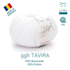 ggh Tavira Box | 300g Set (6x50g) | 010 - Cremeweiß - ggh Wolle