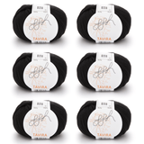 ggh Tavira Box | 300g Set (6x50g) | 012 - Schwarz - ggh Wolle