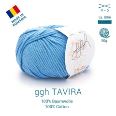 ggh Tavira Box | 300g Set (6x50g) | 015 - Aquablau - ggh Wolle