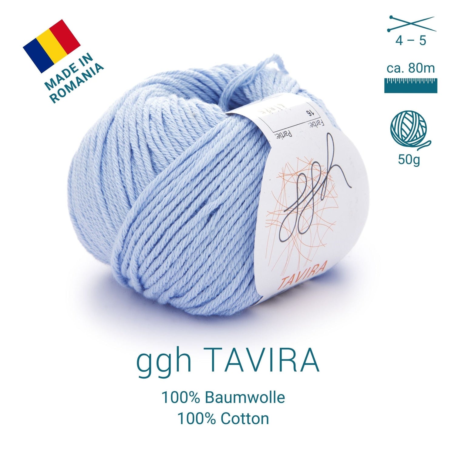 ggh Tavira Box | 300g Set (6x50g) | 016 - Hellblau - ggh Wolle