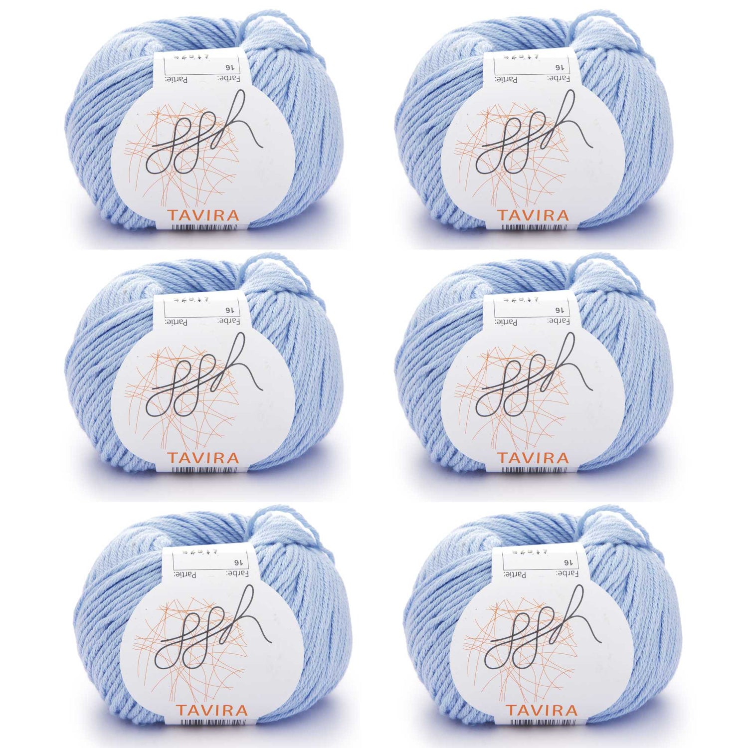 ggh Tavira Box | 300g Set (6x50g) | 016 - Hellblau - ggh Wolle
