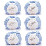 ggh Tavira Box | 300g Set (6x50g) | 016 - Hellblau - ggh Wolle