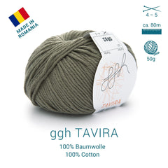ggh Tavira Box | 300g Set (6x50g) | 023 - Khaki - ggh Wolle