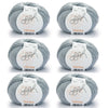 ggh Tavira Box | 300g Set (6x50g) | 041 - Hellgrau - ggh Wolle