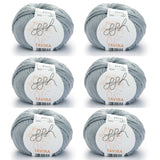 ggh Tavira Box | 300g Set (6x50g) | 041 - Hellgrau - ggh Wolle