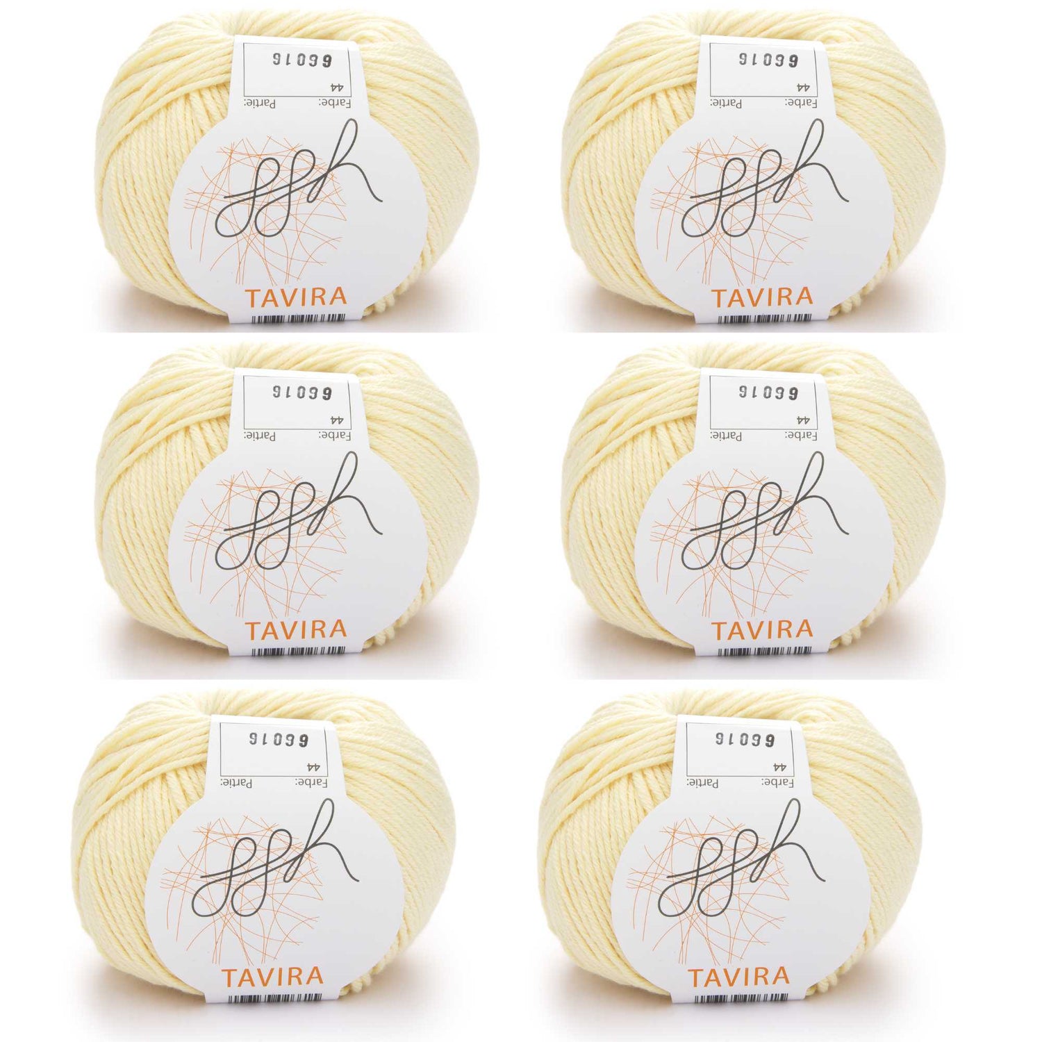 ggh Tavira Box | 300g Set (6x50g) | 044 - Vanille - ggh Wolle