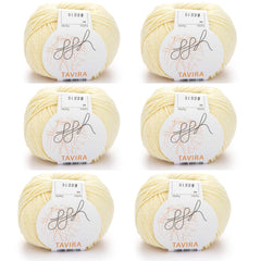 ggh Tavira Box | 300g Set (6x50g) | 044 - Vanille - ggh Wolle