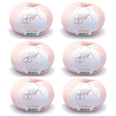 ggh Tavira Box | 300g Set (6x50g) | 046 - Puder Rosa - ggh Wolle