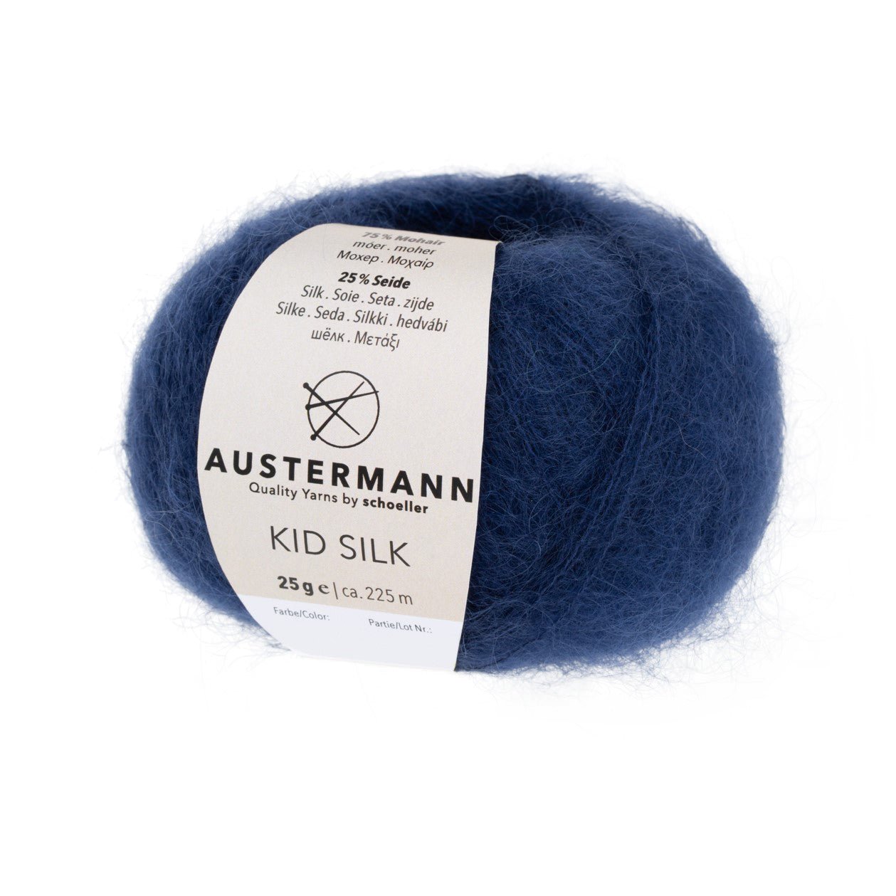 Kid Silk | 225 M - 25 G | 04 - Marine - ggh Wolle
