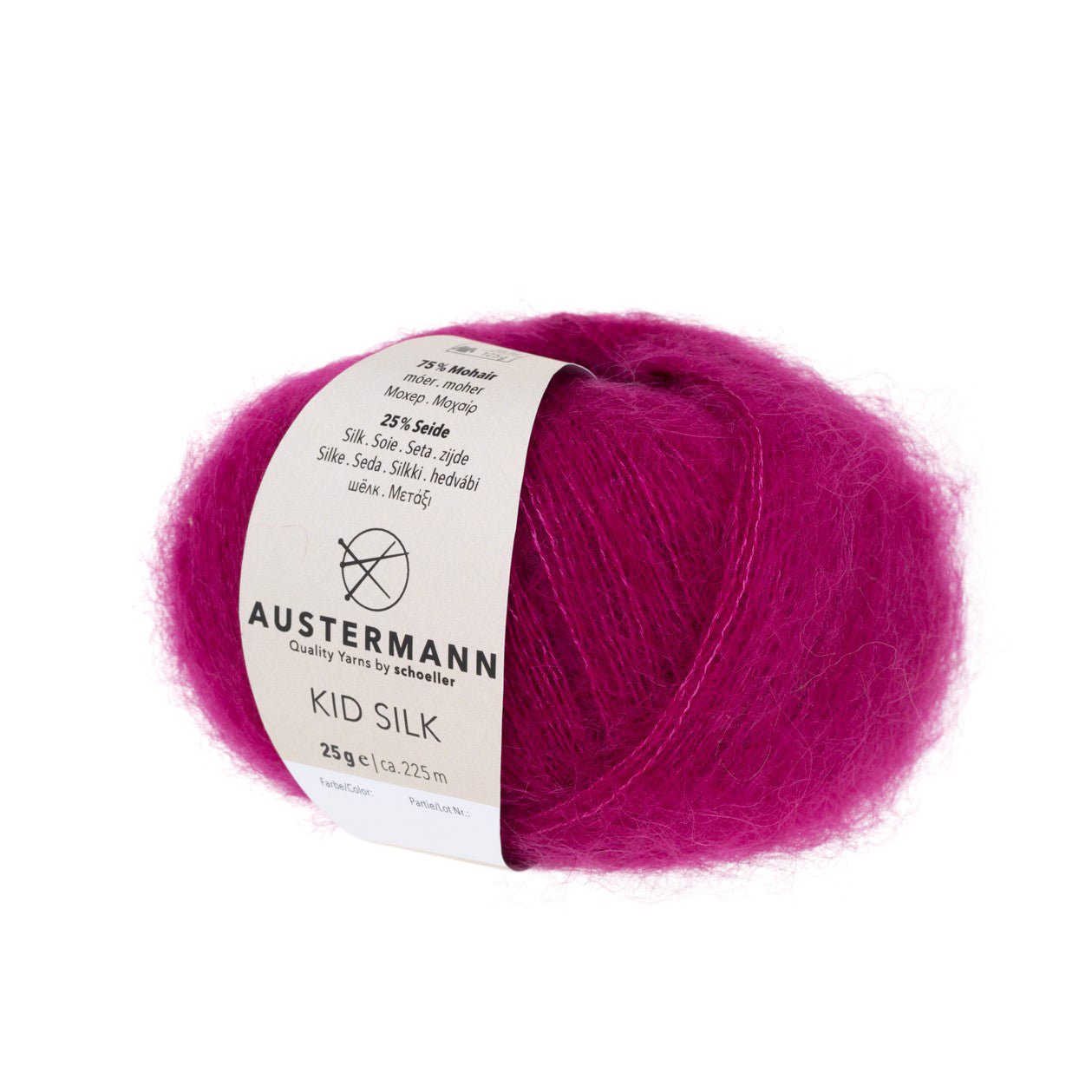 Kid Silk | 225 M - 25 G | 06 - Fuchsie - ggh Wolle