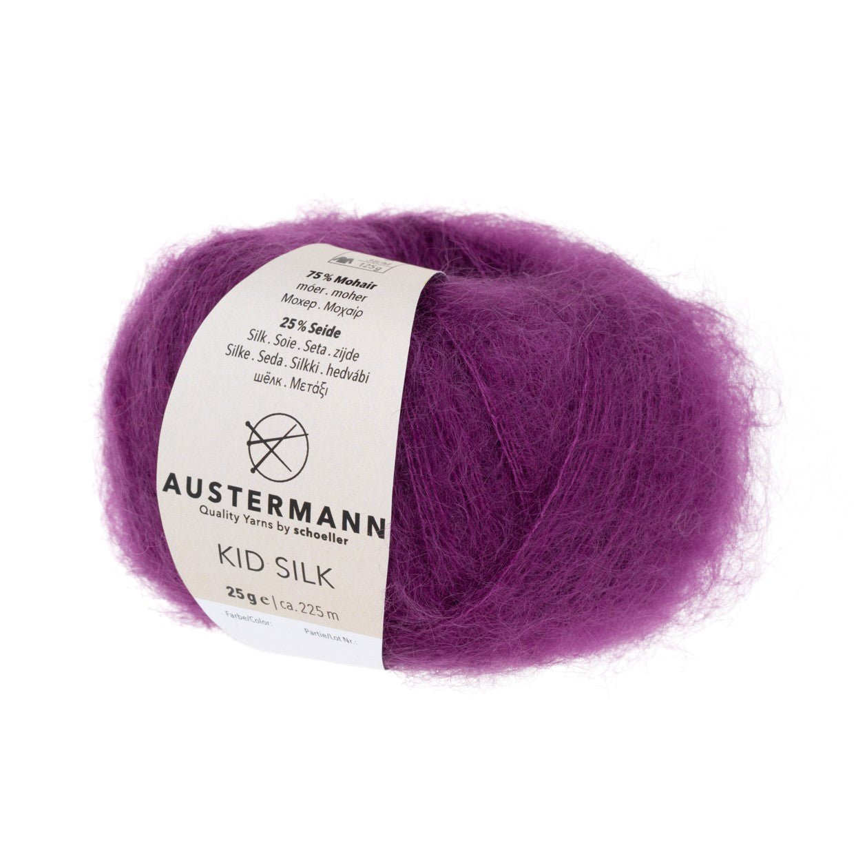 Kid Silk | 225 M - 25 G | 17 - Brombeer - ggh Wolle