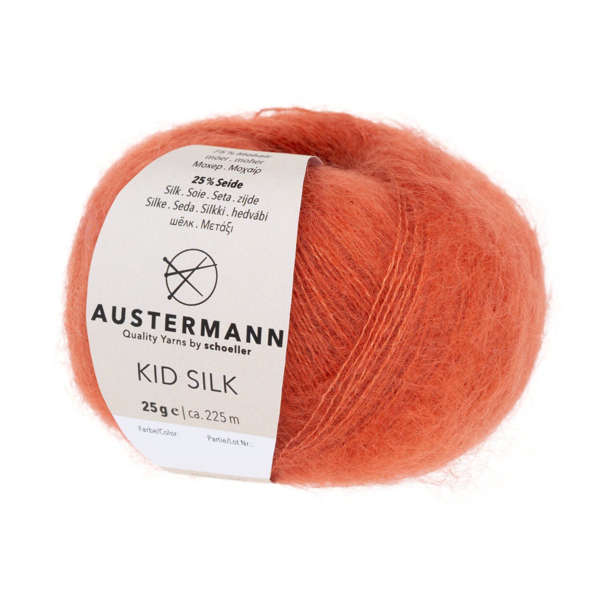 Kid Silk | 225 M - 25 G | 25 - Kuerbis - ggh Wolle