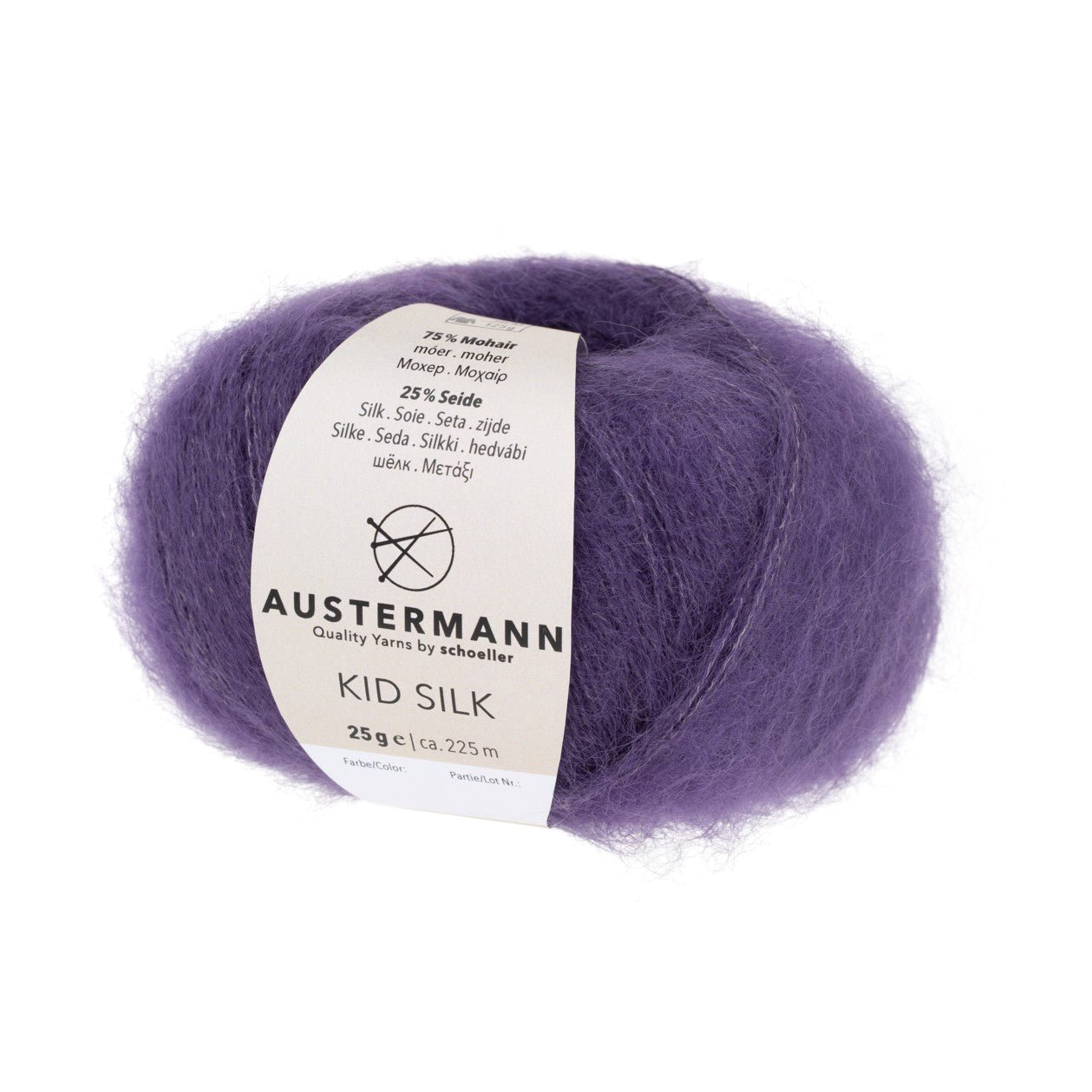 Kid Silk | 225 M - 25 G | 36 - Pflaume - ggh Wolle